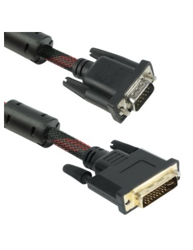 Кабел DVI-I-VGA M/M 1.5m